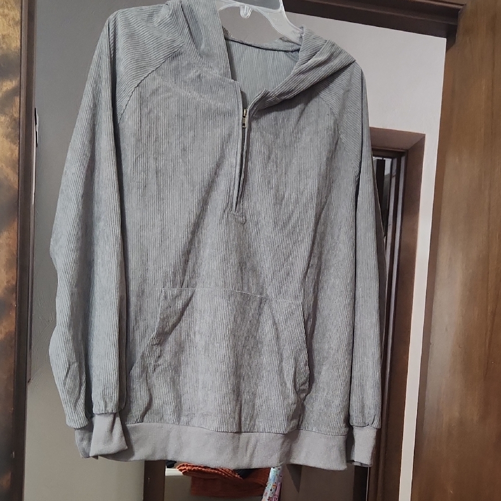 SHEWIN HALF ZIP HOODIES SIZE XL BUNDLE OF TWO!!! BLACK / CHARCOAL